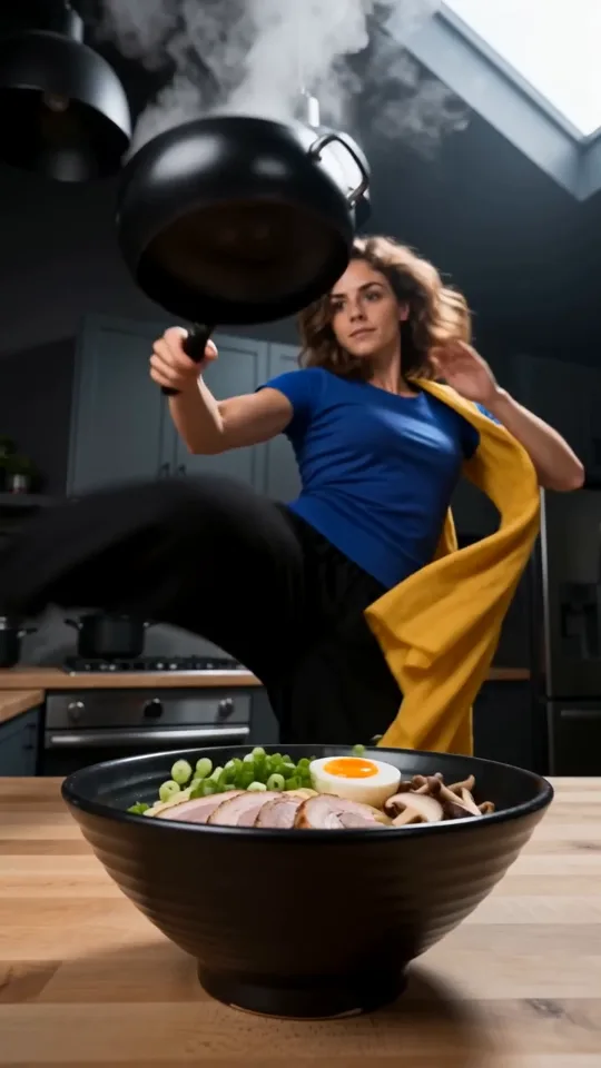Build the kung fu ramen bowl